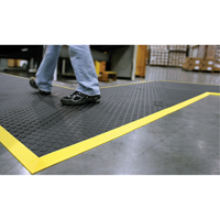 Tapis Rejuvenator Connect No 502, Polyur&eacute;thane, 3' la c, 3' lo, 5/8" &eacute;paisseur, Noir Groupe Belzile Dickner