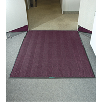 Waterhog&reg; Eco Elite Matting, Wiper/Scraper, 6' x 6' x 3/8", Maroon Groupe Belzile Dickner