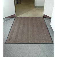 Waterhog&reg; Eco Elite Matting, Wiper/Scraper, 3' x 5' x 3/8", Chestnut Brown Groupe Belzile Dickner