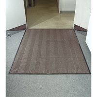 Waterhog&reg; Eco Elite Matting, Wiper/Scraper, 4' x 6' x 3/8", Chestnut Brown Groupe Belzile Dickner