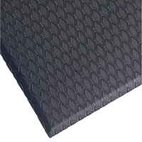 Cushion Max Mats, Diamond, 2' x 3' x 5/8", Charcoal, Nitrile/PVC Groupe Belzile Dickner