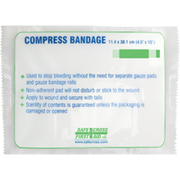 Large Compress Bandage, 15" L x 4-1/2" W Groupe Belzile Dickner