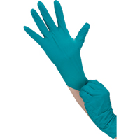 Gants jetables TouchNTuff, 7, Nitrile, 5 mils, Poudr&eacute;s, Vert Groupe Belzile Dickner