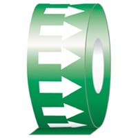 Pipe Marker, 108', White on Green Groupe Belzile Dickner