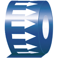 Pipe Marker, 108', White on Blue Groupe Belzile Dickner