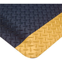 Smart No. 497 Mats, Diamond, 3' x 75' x 1", Black/Yellow, PVC Groupe Belzile Dickner