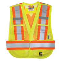 Open Road&reg; Tear Away Vest , High Visibility Lime-Yellow, Polyester Groupe Belzile Dickner