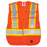 Open Road&reg; Tear Away Vest , High Visibility Orange, Polyester Groupe Belzile Dickner