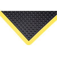Anti-Fatigue Dome Matting, Bubbled, 2' x 3' x 1/2", Black, Rubber Groupe Belzile Dickner
