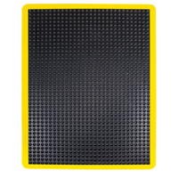 Anti-Fatigue Dome Matting, Bubbled, 2' x 3' x 1/2", Black, Rubber Groupe Belzile Dickner
