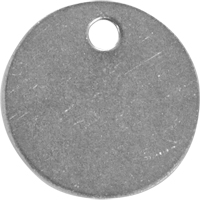 Blank Tags, Stainless Steel, 1.5" dia Groupe Belzile Dickner
