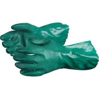 Gants Chemstop avec prise en poudre de c&eacute;ramique, Taille Moyen/8, 12" lo, Nitrile, Doublure en Jersey de coton, 40-mil Groupe Belzile Dickner