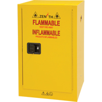 Flammable Storage Cabinet, 12 gal., 1 Door, 23" W x 35" H x 18" D Groupe Belzile Dickner