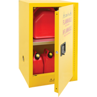 Flammable Storage Cabinet, 12 gal., 1 Door, 23" W x 35" H x 18" D Groupe Belzile Dickner