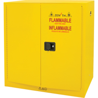 Flammable Storage Cabinet, 30 gal., 2 Door, 43" W x 44" H x 18" D Groupe Belzile Dickner