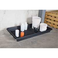 Ultra-Utility Trays&reg;, 12" L x 48" W x 4.75" H, 12 gal. Spill Capacity Groupe Belzile Dickner