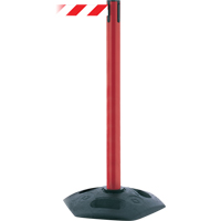 Single Line Heavy Duty Receiver Post, 38" High, Black Groupe Belzile Dickner