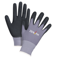 ZX-1 Premium Touchscreen Compatible Gloves, 8/Medium, Nitrile/Foam Nitrile Coating, 15 Gauge, Nylon Shell Groupe Belzile Dickner