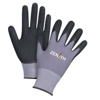 ZX-1 Premium Touchscreen Compatible Gloves, 10/X-Large, Nitrile/Foam Nitrile Coating, 15 Gauge, Nylon Shell Groupe Belzile Dickner