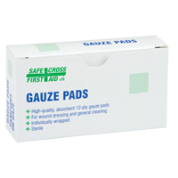Gauze , Pad, 3" L x 3" W, Sterile, Medical Device Class 1 Groupe Belzile Dickner