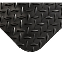 Smart Mats No.497, Diamond, 4' x 10' x 1", Black, PVC/Urethane Groupe Belzile Dickner