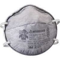 8247 Particulate Respirators, R95, NIOSH Certified Groupe Belzile Dickner