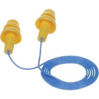 E-A-R Ultrafit Premolded Earplugs, Corded, Bulk - Polybag, 25 dB NRR, One-Size Groupe Belzile Dickner