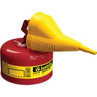 Bidons s&eacute;curitaires, Type I, Acier, 1 gal. US, Rouge, Homologu&eacute; FM/List&eacute; UL/ULC Groupe Belzile Dickner