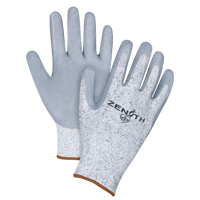 Gants &eacute;lastiques sans coutures r&eacute;sistants &agrave; la coupe, Taille Grand/9, Calibre 13, Rev&ecirc;tement Nitrile, Enveloppe en PEHP, ANSI/ISEA 105 niveau 2/EN 388 niveau 3 Groupe Belzile Dickner