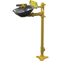 Halo Face/Eyewash Stations, Pedestal Installation, Stainless Steel Bowl Groupe Belzile Dickner
