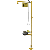 Halo Combination Emergency Shower & Eyewash Station Groupe Belzile Dickner