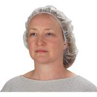 Bonnets bouffants non tiss&eacute;s, Polypropyl&egrave;ne, 21"/Grand, Blanc Groupe Belzile Dickner