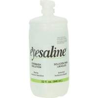 Bouteilles de solution saline pour douche oculaire, Bouteille Plein, 32 oz Groupe Belzile Dickner