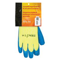 Gants haute visibilit&eacute; doubl&eacute;s d'acrylique de caoutchouc naturel, 9, R&ecirc;vetement Latex de caoutchouc, Calibre 7, Enveloppe en Acrylique Groupe Belzile Dickner