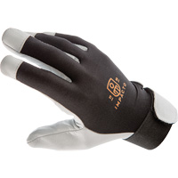 Gants antivibrations Air Glove, Taille Moyen, Paume Cuir perl&eacute; Groupe Belzile Dickner