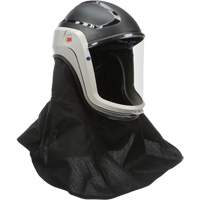 Assemblage de casque Versaflo avec visi&egrave;re de premi&egrave;re qualit&eacute; et enveloppe r&eacute;sistante aux flammes, Universel, Casque rigide, Bavette Simple Groupe Belzile Dickner
