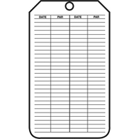 Inspection Tags, Cardstock, 3-1/8" W x 5-7/8" H, French Groupe Belzile Dickner