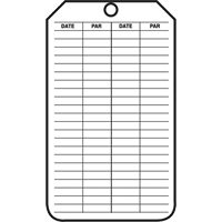 Inspection Tags, Plastic, 3-1/8" W x 5-7/8" H, French Groupe Belzile Dickner