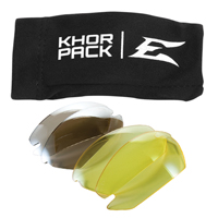 Khor Safety Glasses Replacement Lenses, Anti-Fog/Anti-Scratch, Clear, Khor Groupe Belzile Dickner