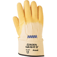 Golden Grab-It&reg; II Gloves, 10/X-Large, Rubber Latex Coating, 13 Gauge, Nylon Shell Groupe Belzile Dickner