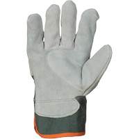 Gants d'ajusteur Endura, Grand, Paume en Cuir refendu, Doublure en Coton Groupe Belzile Dickner