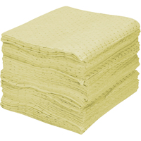 Premium Fine Fiber Sorbent Pads, Hazmat, 15" x 17", 30 gal. Absorbancy Groupe Belzile Dickner