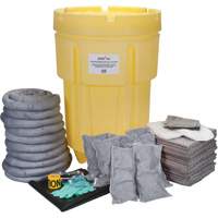 Trousse de lutte contre les d&eacute;versements de premi&egrave;re qualit&eacute; pour atelier, Universel, Baril, Absorbance de 95 gal. US Groupe Belzile Dickner