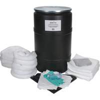 Premium Spill Kit, Oil Only, Drum, 55 US gal. Absorbancy Groupe Belzile Dickner