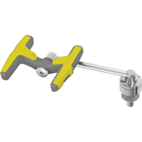 Poste de douche oculaire/faciale, Installation Montage sur comptoir Groupe Belzile Dickner