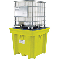 GRV Space-Saver sans drain, Capacit&eacute; de d&eacute;versement 275 gal. US, 57" x 57" x 48" Groupe Belzile Dickner
