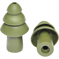 Embouts de rechange pour bouchons d'oreilles BattlePlugs, Sans cordon, Vrac - Sac en poly, 24 dB NRR, Moyen Groupe Belzile Dickner