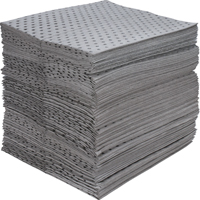 Feuilles absorbantes en fibres fines de calibre industriel, Universel, 15" x 17", 40 gal. d'absorption Groupe Belzile Dickner
