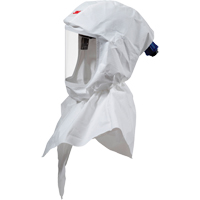 Cagoule de peintre Versaflo compl&egrave;te avec coiffe de premi&egrave;re qualit&eacute;, Universel, Coiffe souple, Bavette Double Groupe Belzile Dickner