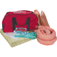 Trousse de lutte contre les d&eacute;versements de premi&egrave;re qualit&eacute; pour v&eacute;hicules, Mati&egrave;res dangereuses, Sac, Absorbance de 10 gal. US Groupe Belzile Dickner